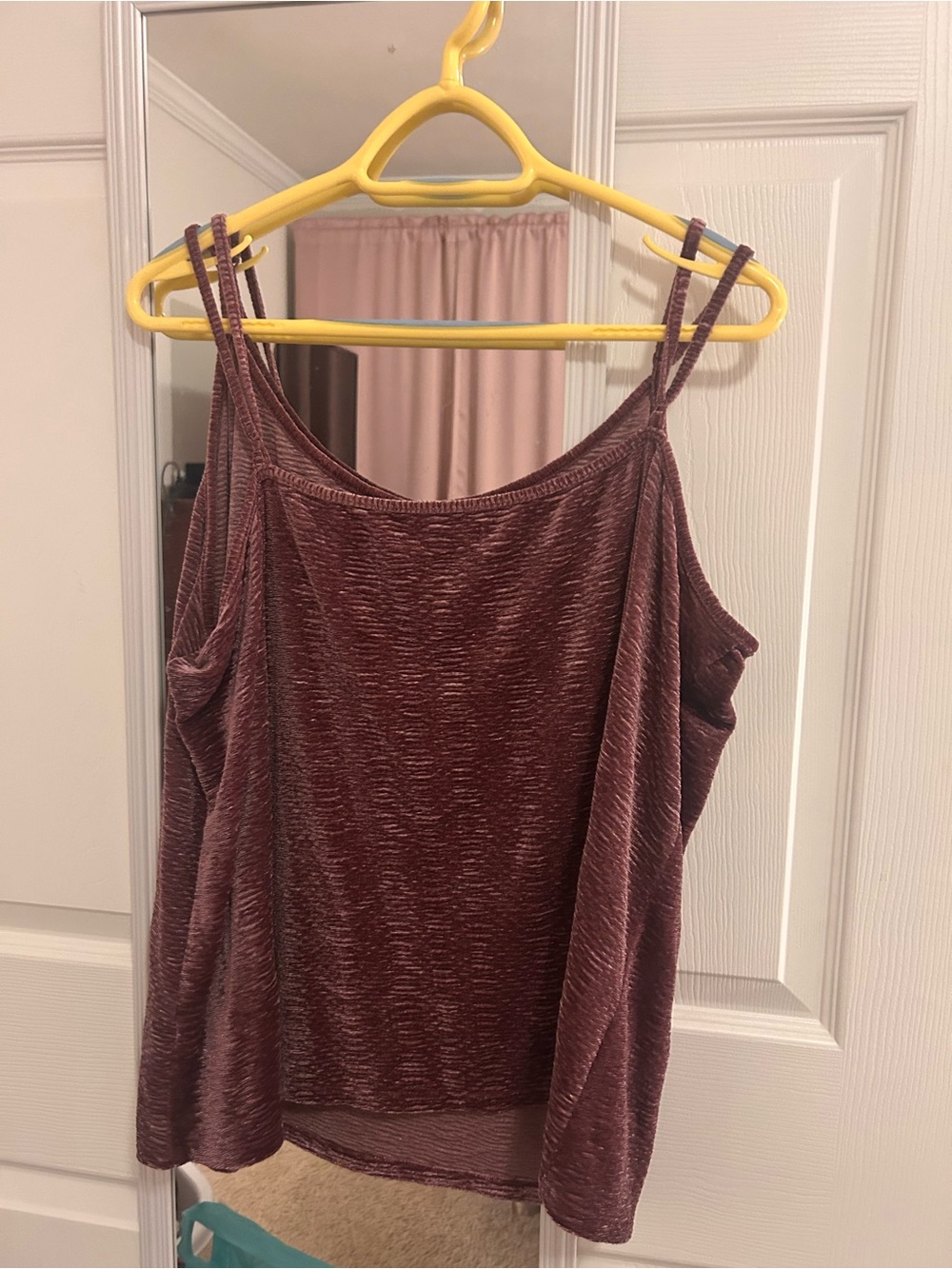 Double-Strap Cami in Wine